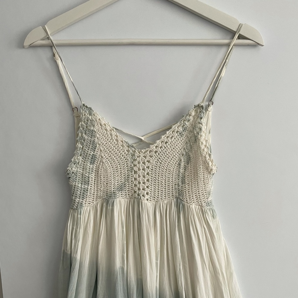Lulu’s tie dye crochet mini dress